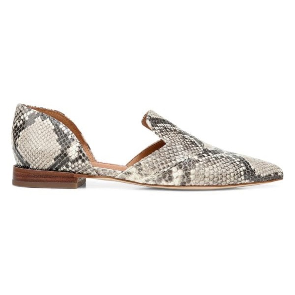 NWT Franco Sarto Toby Flat in Roccia Leather